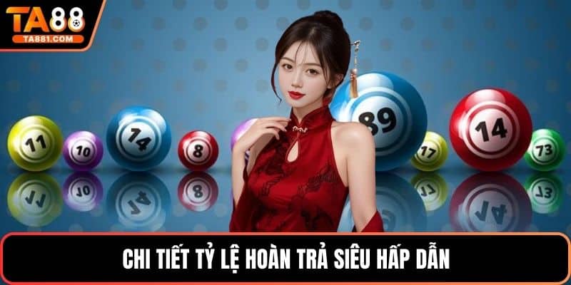 Chi tiết tỷ lệ hoàn trả siêu hấp dẫn